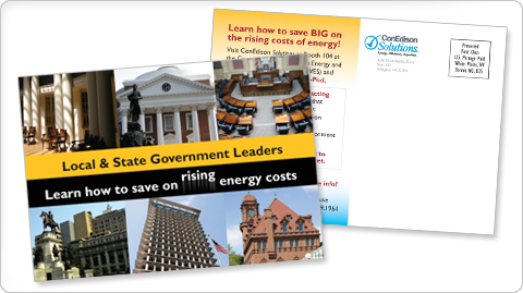 Another ConEdison Solutions'direct mail piece