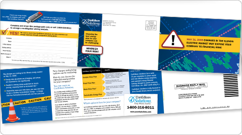 ConEdison Solutions' Caution - Changes direct mail piece