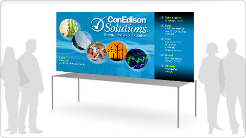 ConEdison Solutions Tabletop Trade Show Graphics